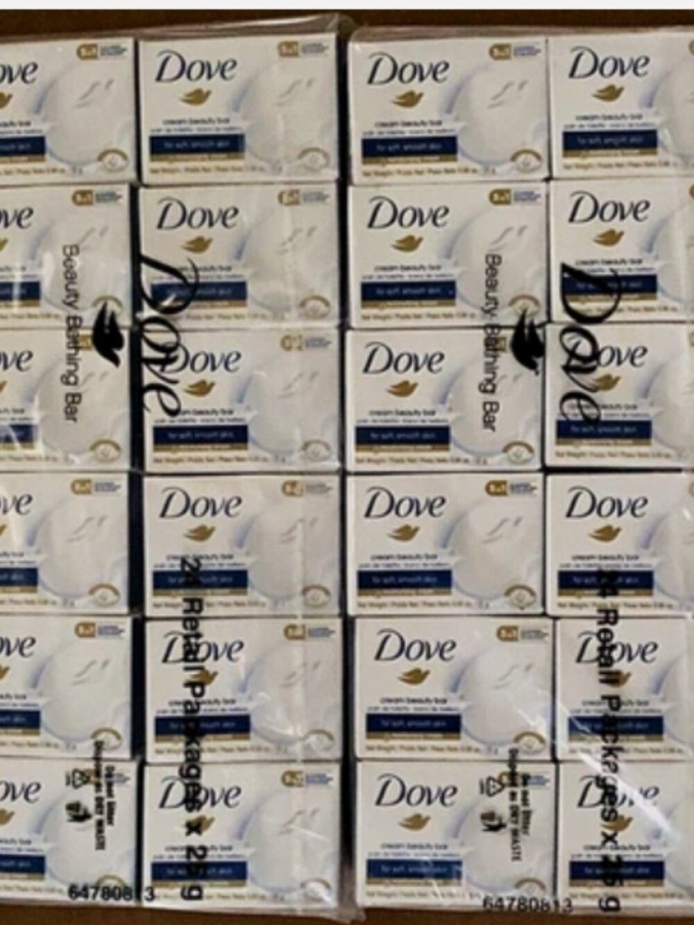 12 Pack - Dove Cream Beauty Bar Travel Size 0.88 oz – Moisturizing White Soap
